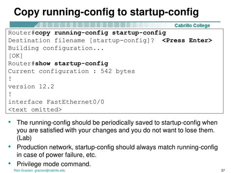 Why Would a Technician Enter the Command Copy Startup-Config Running-Config? And What Does It Have to Do with the Price of Tea in China?